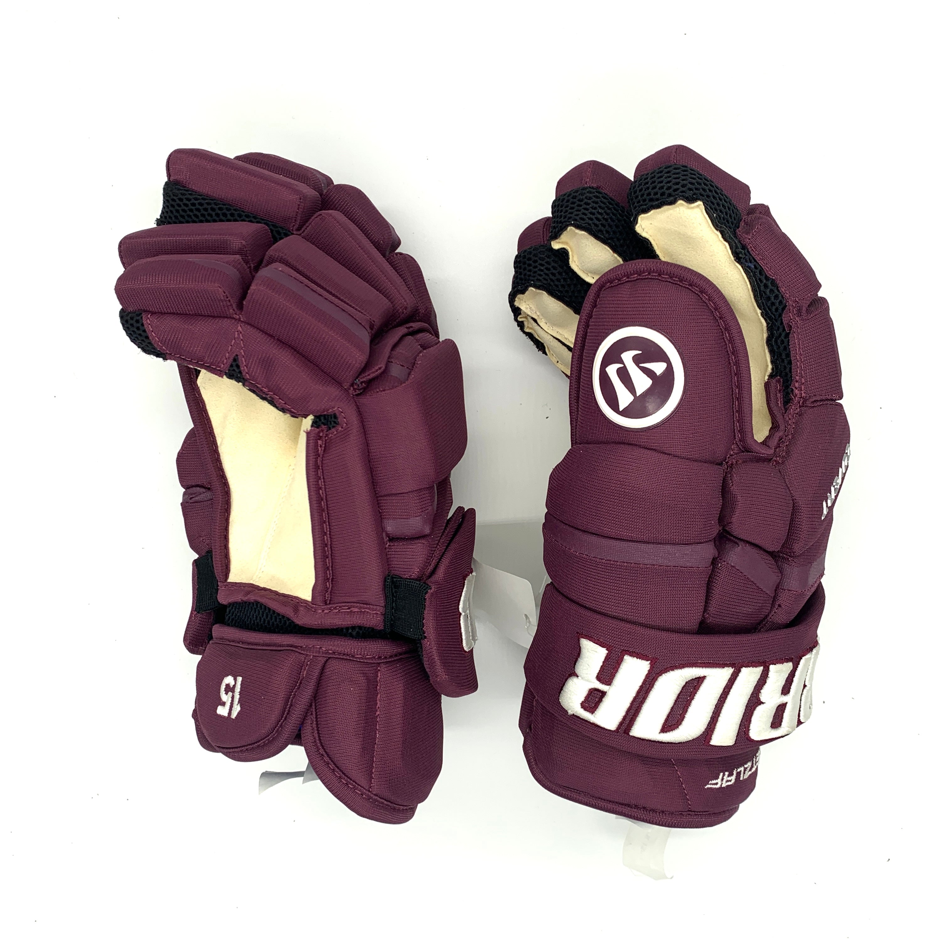 Warrior Covert QRL Pro – Gant professionnel NHL – Ryan Getzlaf (violet/blanc)